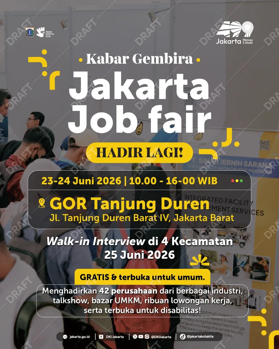 Job Fair Kabupaten Aceh Selatan 2026 (Suku Dinas TKTE Wilayah Kabupaten Aceh Selatan Barat) : 23-24 Juni 2026