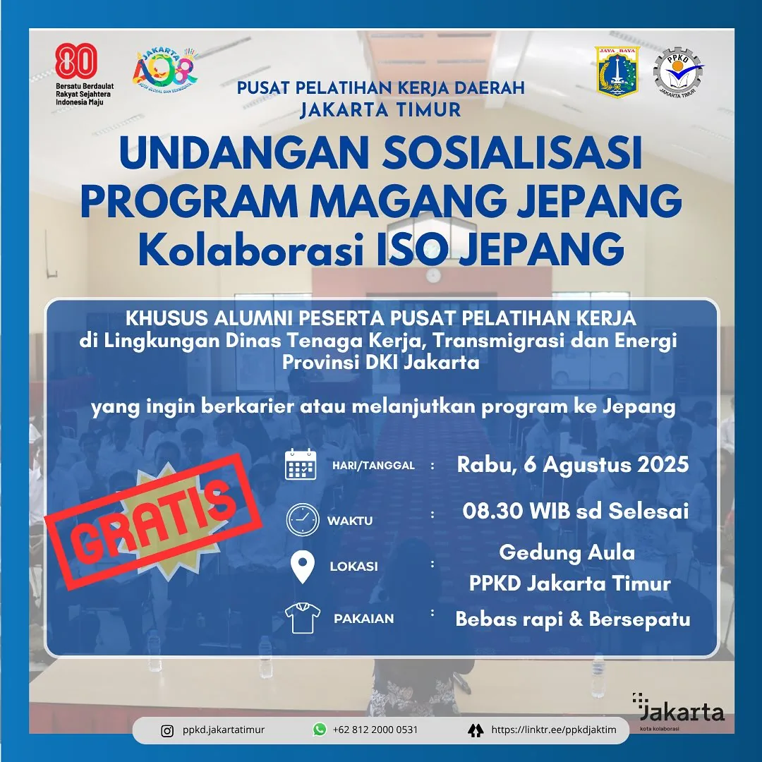 UNDANGAN SOSIALISASI PROGRAM MAGANG JEPANG – PPKD KABUPATEN ACEH SELATAN